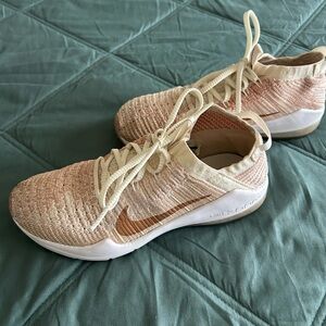 Nike Women's Beige Knit Sneakers
